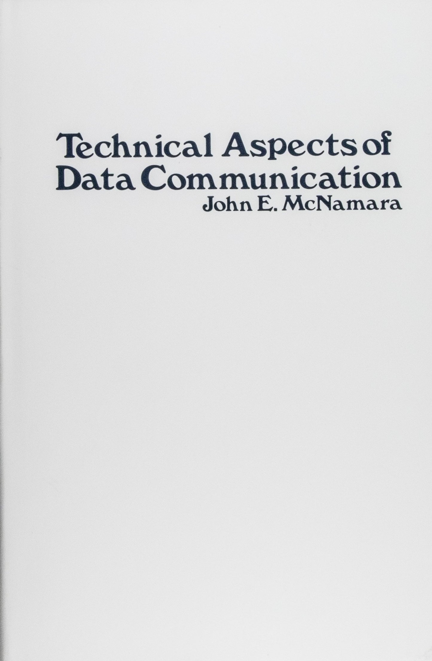 Technical aspects of data communication