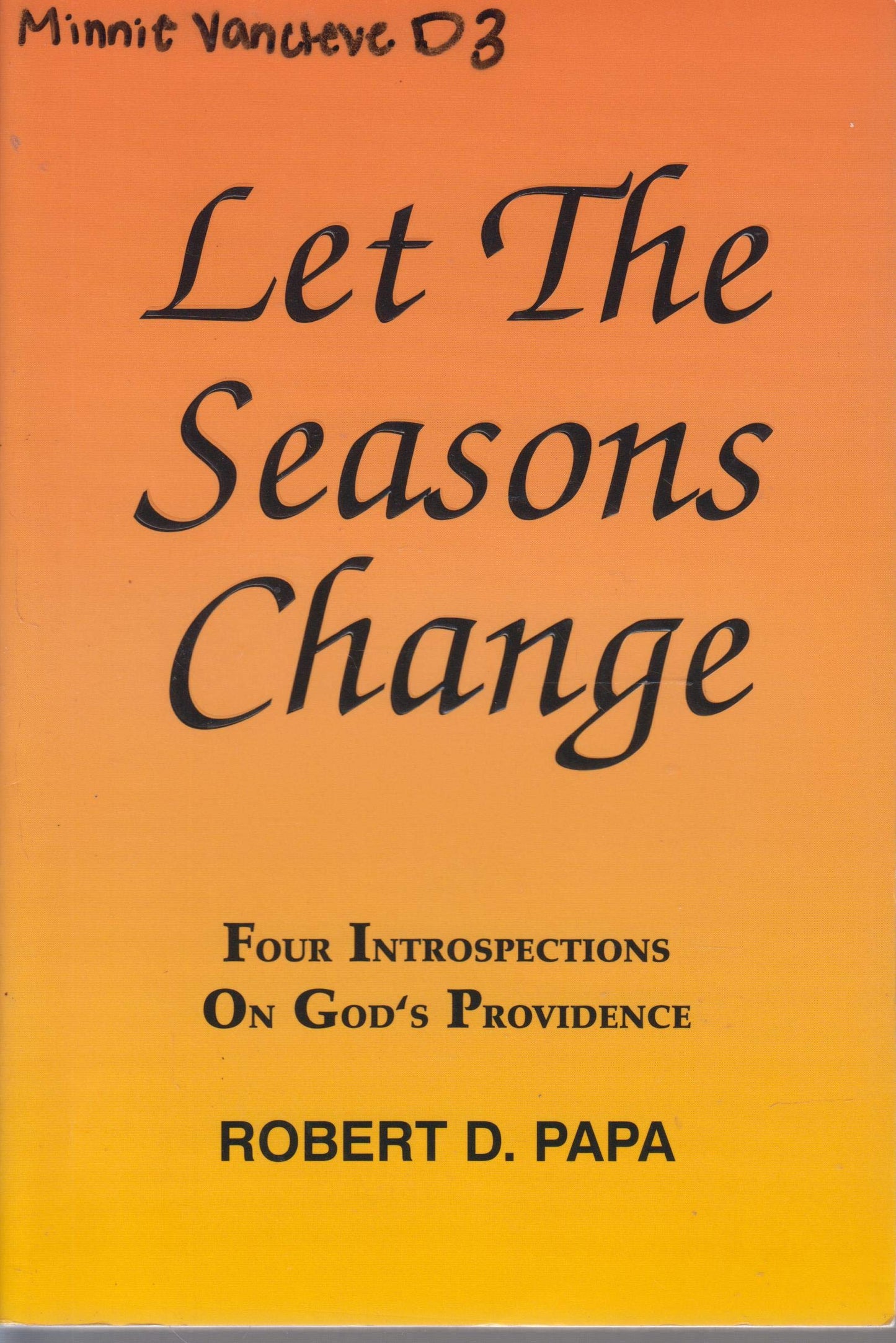 Let the Seasons Change