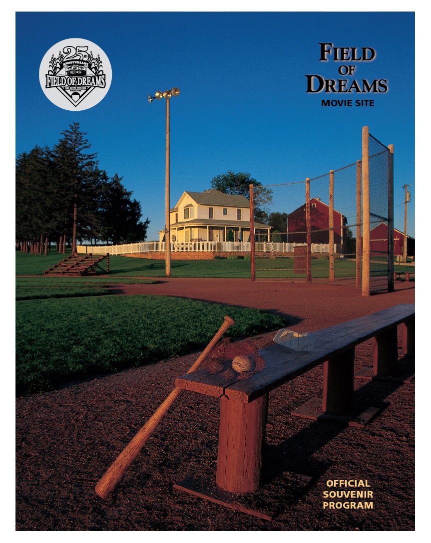 Official Field of Dreams Souvenir Program Book 25th Anniversary Limited Edition