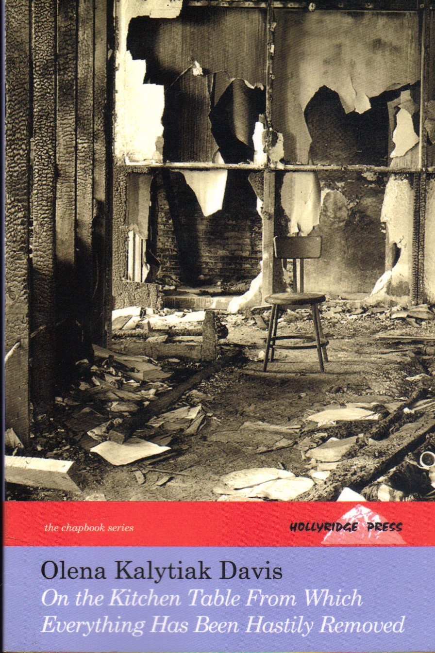 On the Kitchen Table from Which Everything Has Been Hastily Removed (Chapbook)
