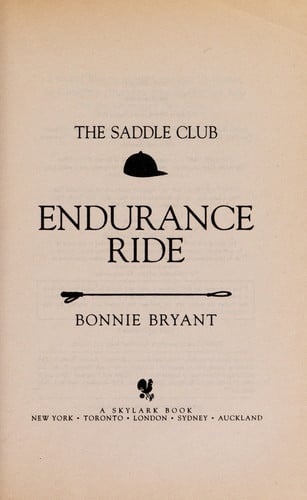Endurance ride