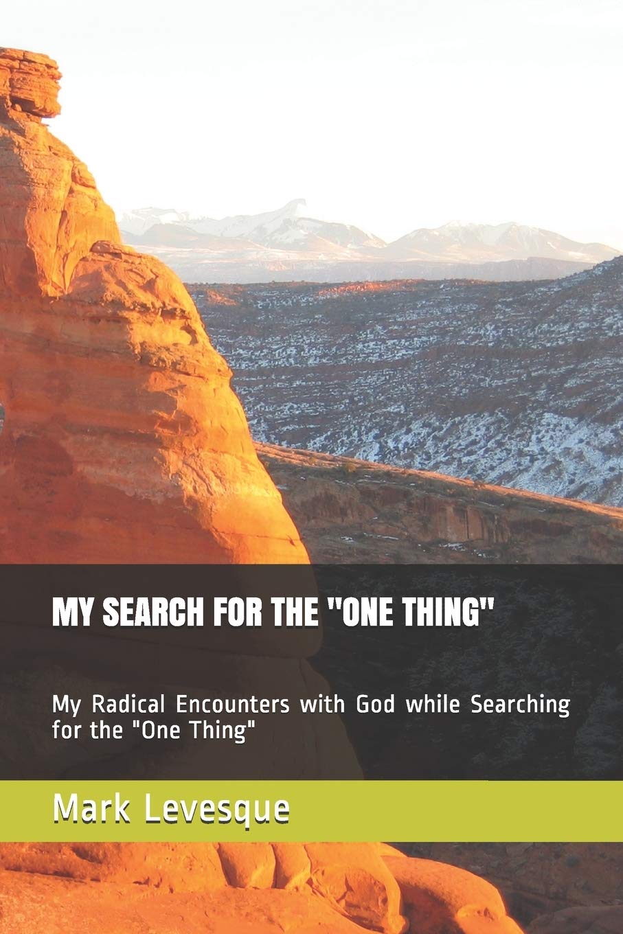 MY SEARCH FOR THE "ONE THING": My Radical Encounters with God while Searching for the "One Thing"