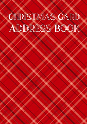 Christmas Card Address Book: Large Print record book to list up to seven years of greetings cards sent and received in the Holiday Season. Great gift for Seniors.