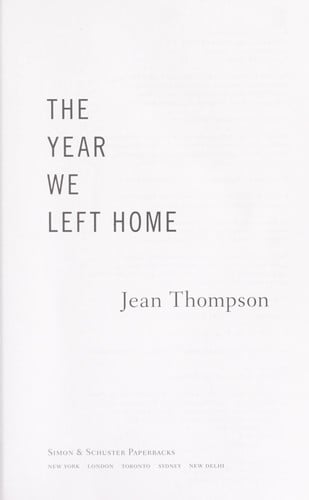 The year we left home