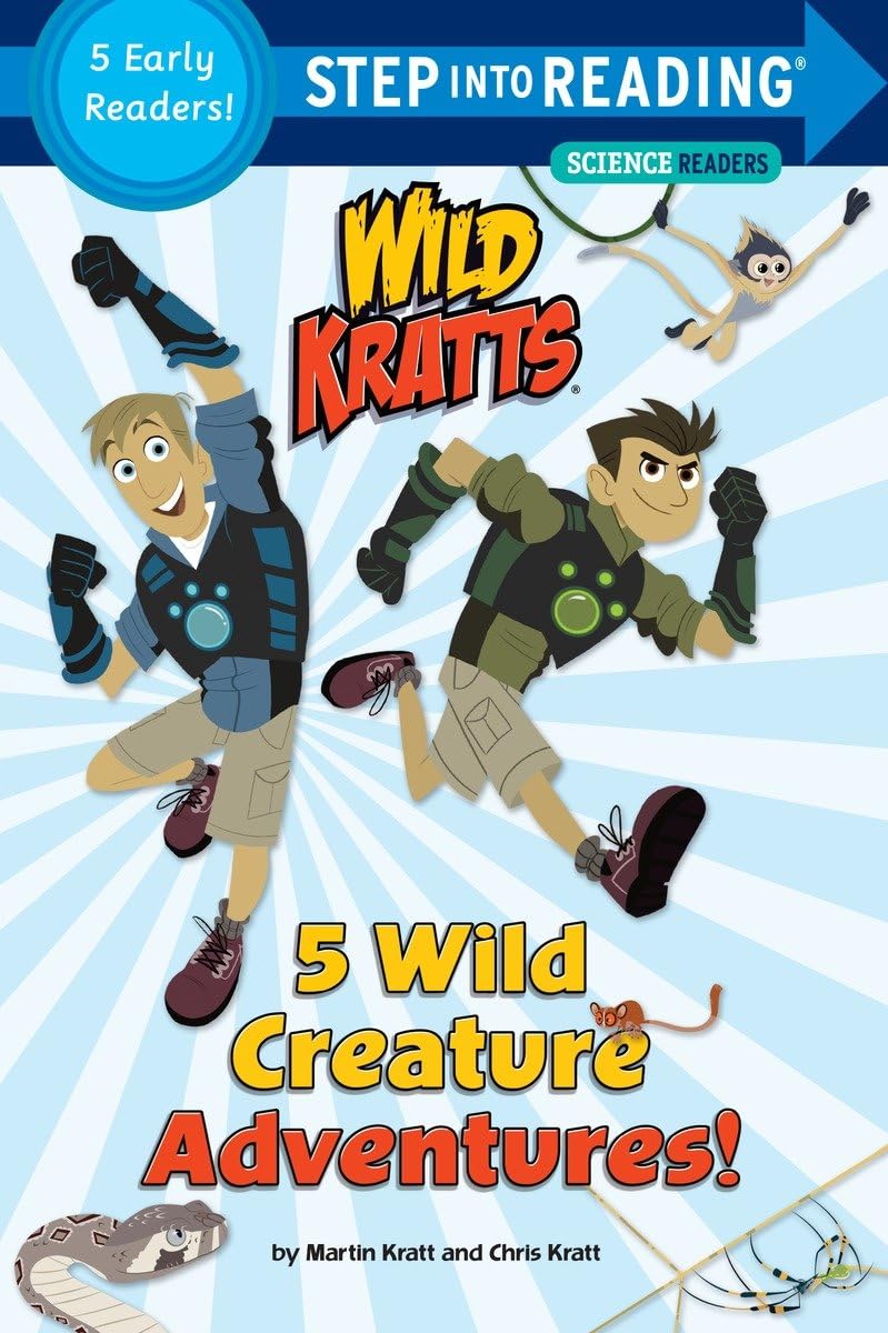 5 Wild Creature Adventures! (Wild Kratts) (Step into Reading) - 7544
