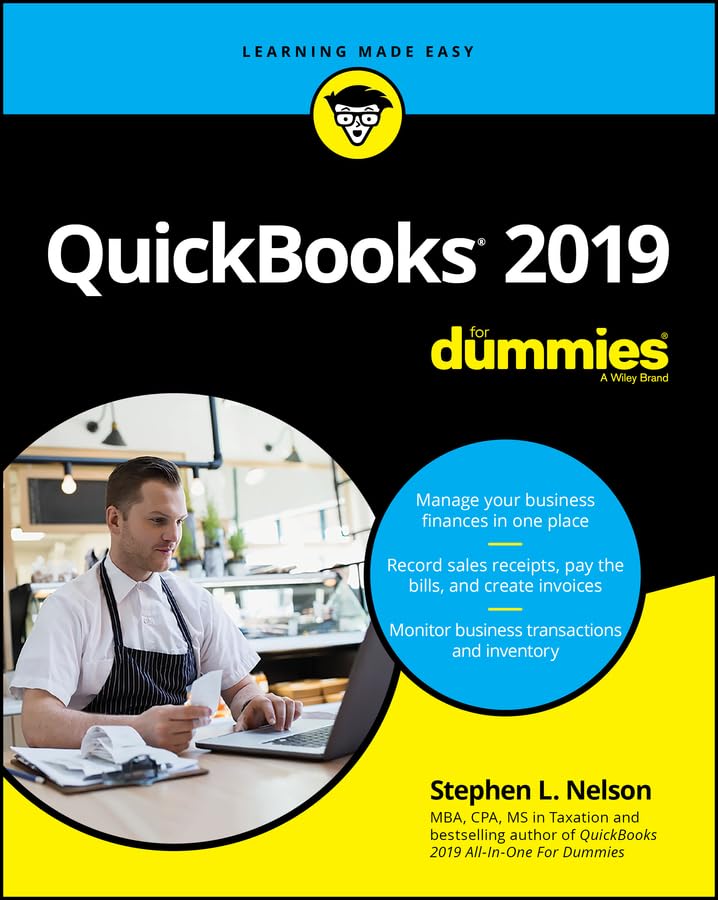 Quickbooks 2019 for Dummies (For Dummies (Computer/Tech)) - 4803