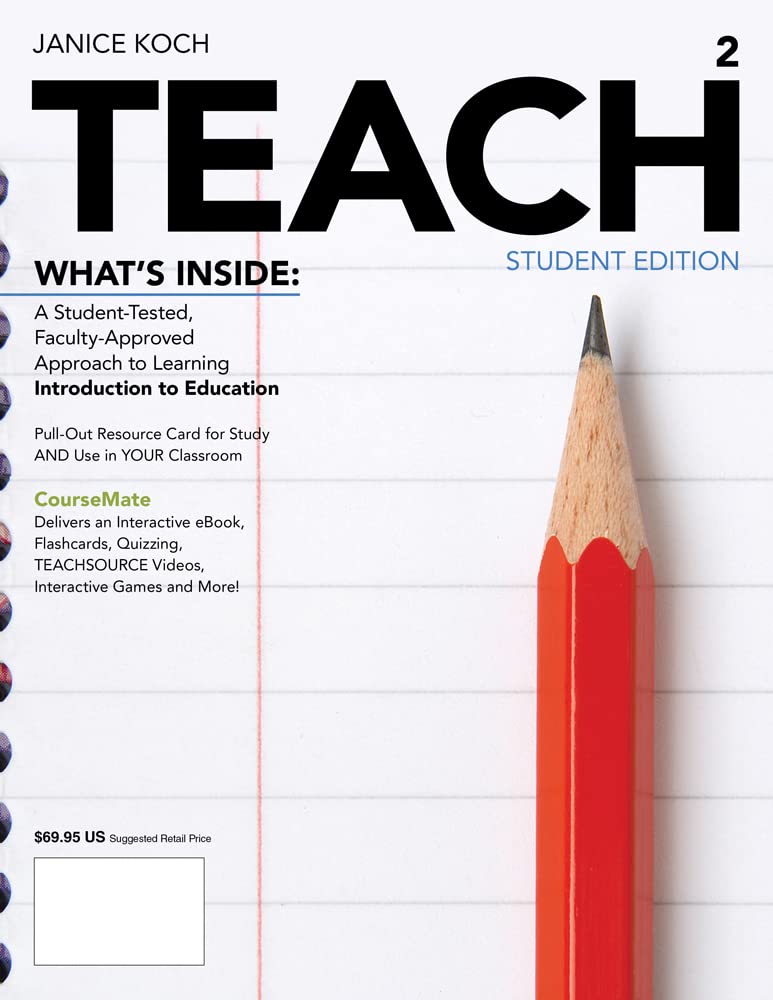 TEACH (with CourseMate Printed Access Card) (New, Engaging Titles from 4LTR Press) - 3943