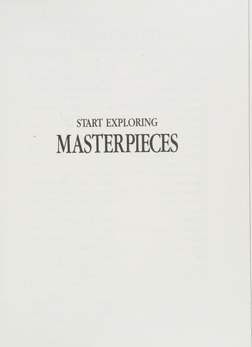Start Exploring: Masterpieces A Fact-Filled Coloring Book