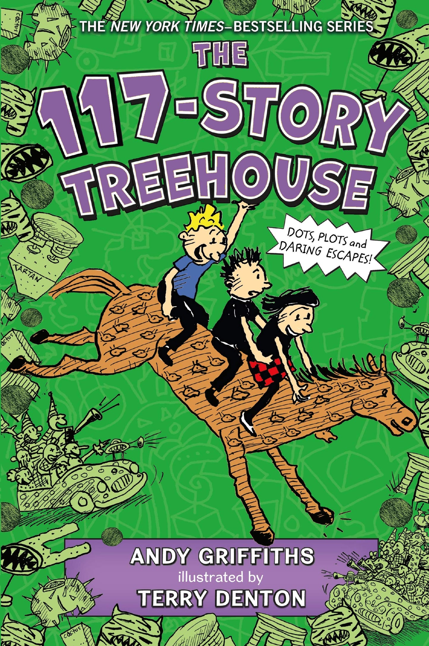 The 117-Story Treehouse: Dots, Plots & Daring Escapes! (The Treehouse Books, 9) - 5828