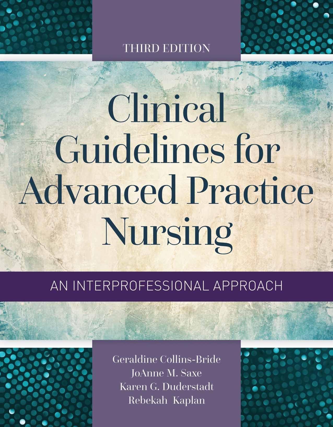 Clinical Guidelines for Advanced Practice Nursing - 3278