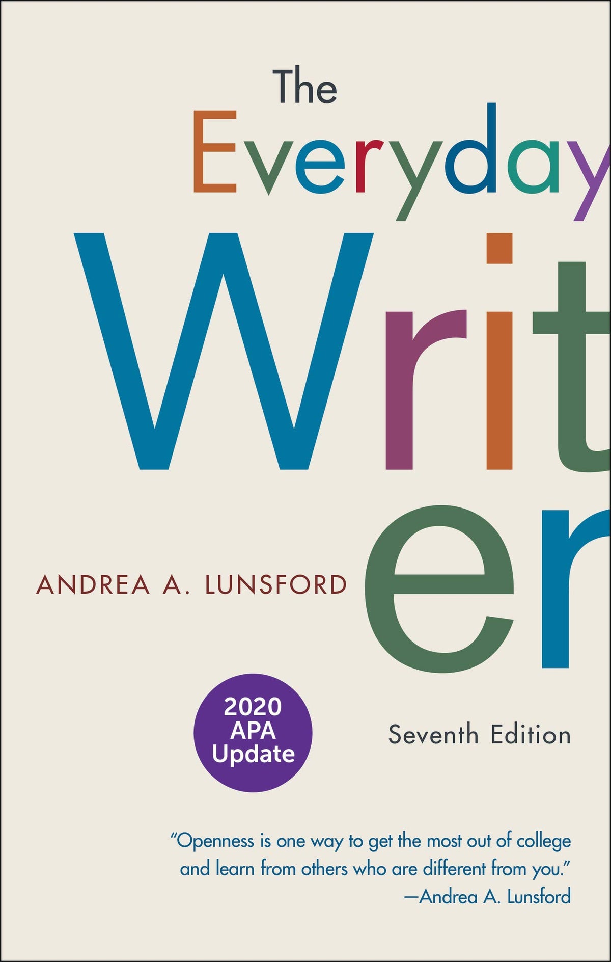 The Everyday Writer with 2020 APA Update
