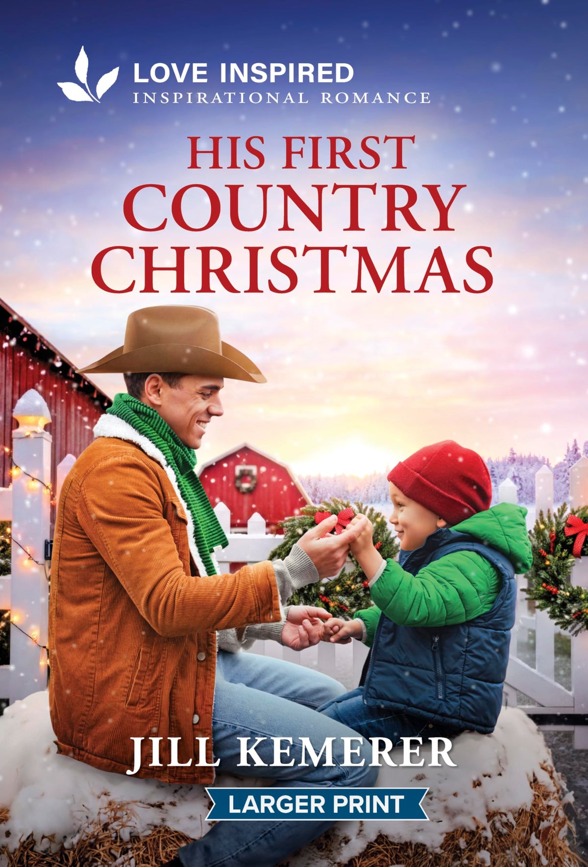 His First Country Christmas: An Uplifting Inspirational Romance (Wyoming Inheritance, 3)
