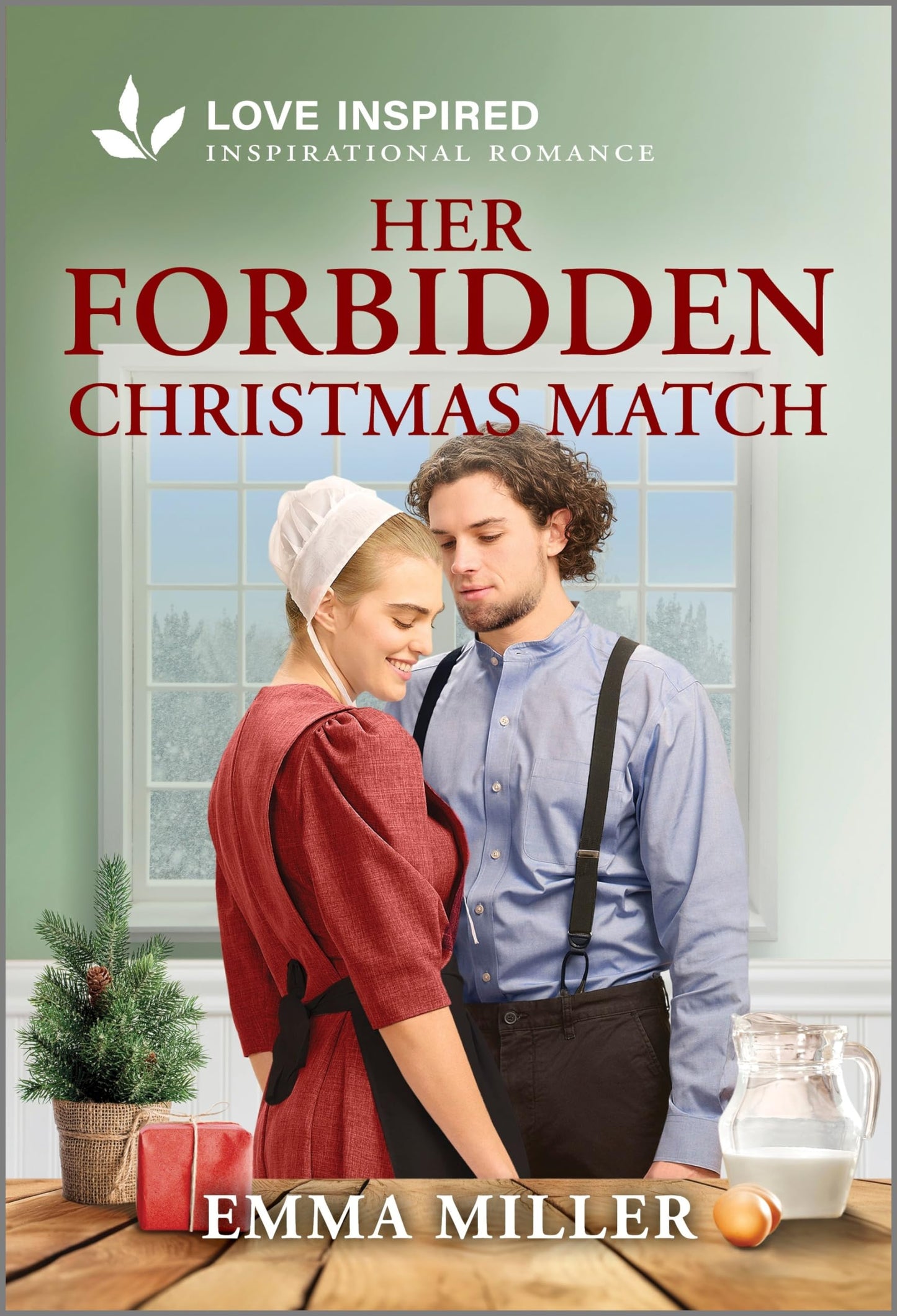 Her Forbidden Christmas Match: An Uplifting Inspirational Romance (Seven Amish Sisters, 5)