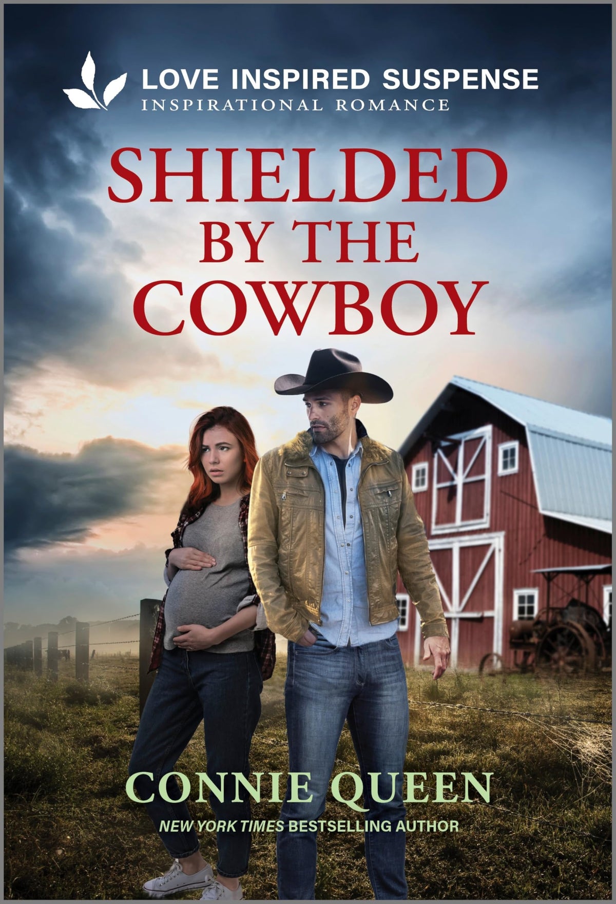 Shielded by the Cowboy: A Pregnant Widow Inspirational Suspense Romance (Thunder Ridge Justice)