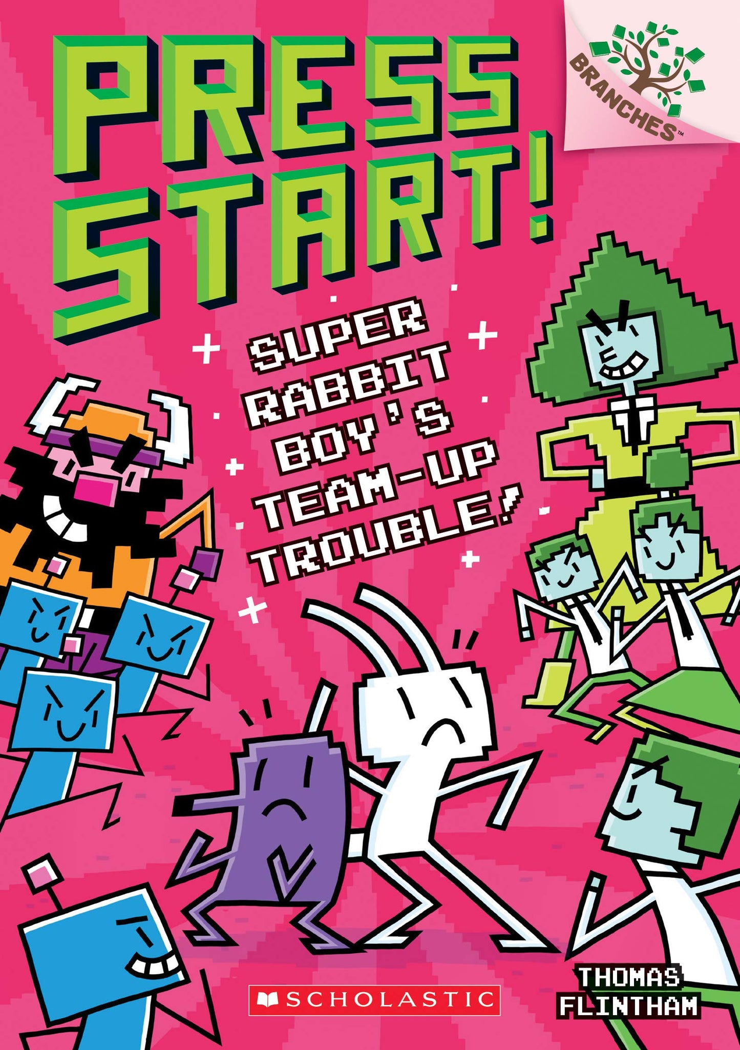 Super Rabbit Boy’s Team-Up Trouble!: A Branches Book (Press Start! #10) (10) - 8805
