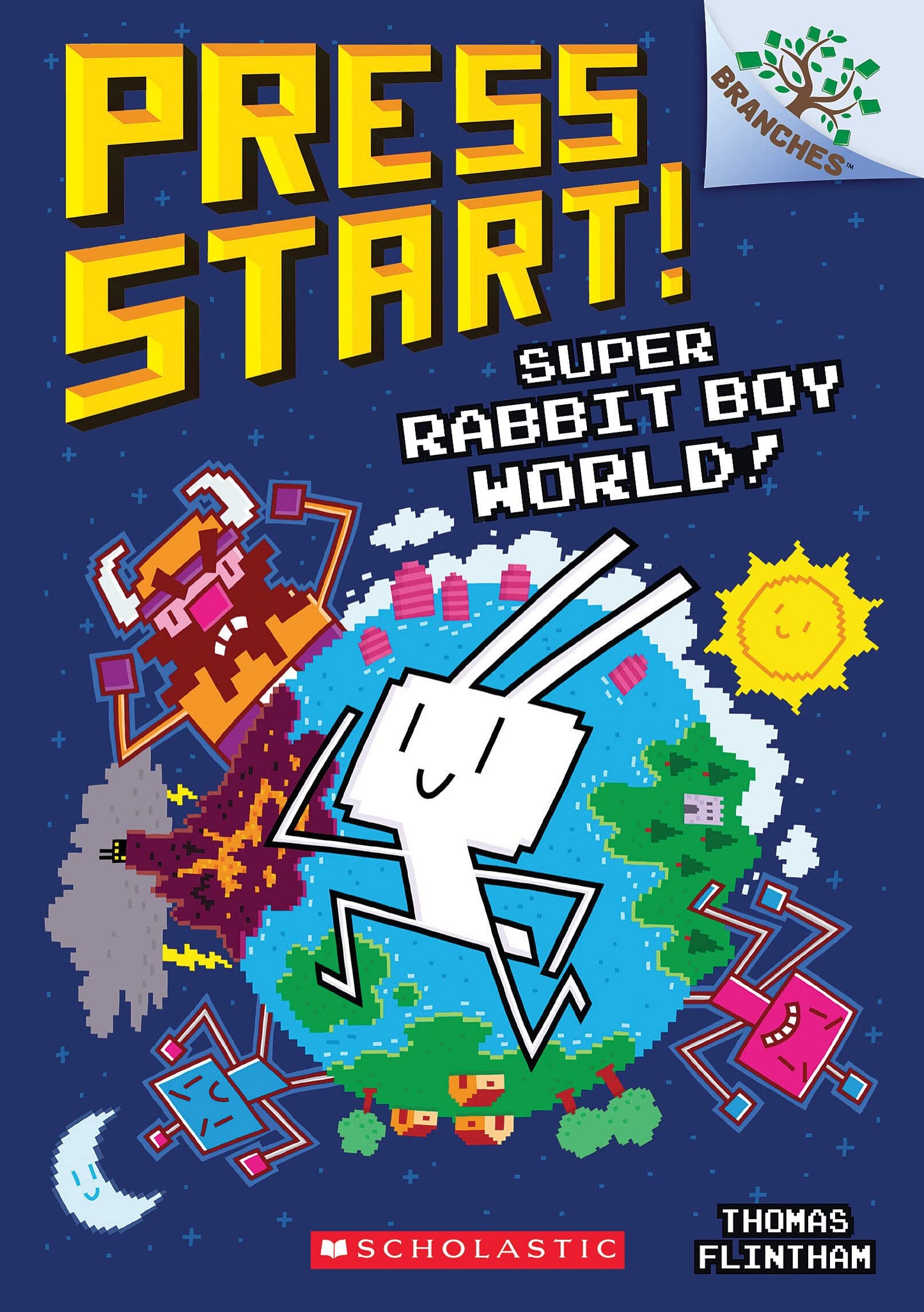 Super Rabbit Boy World!: A Branches Book (Press Start! #12) - 8781