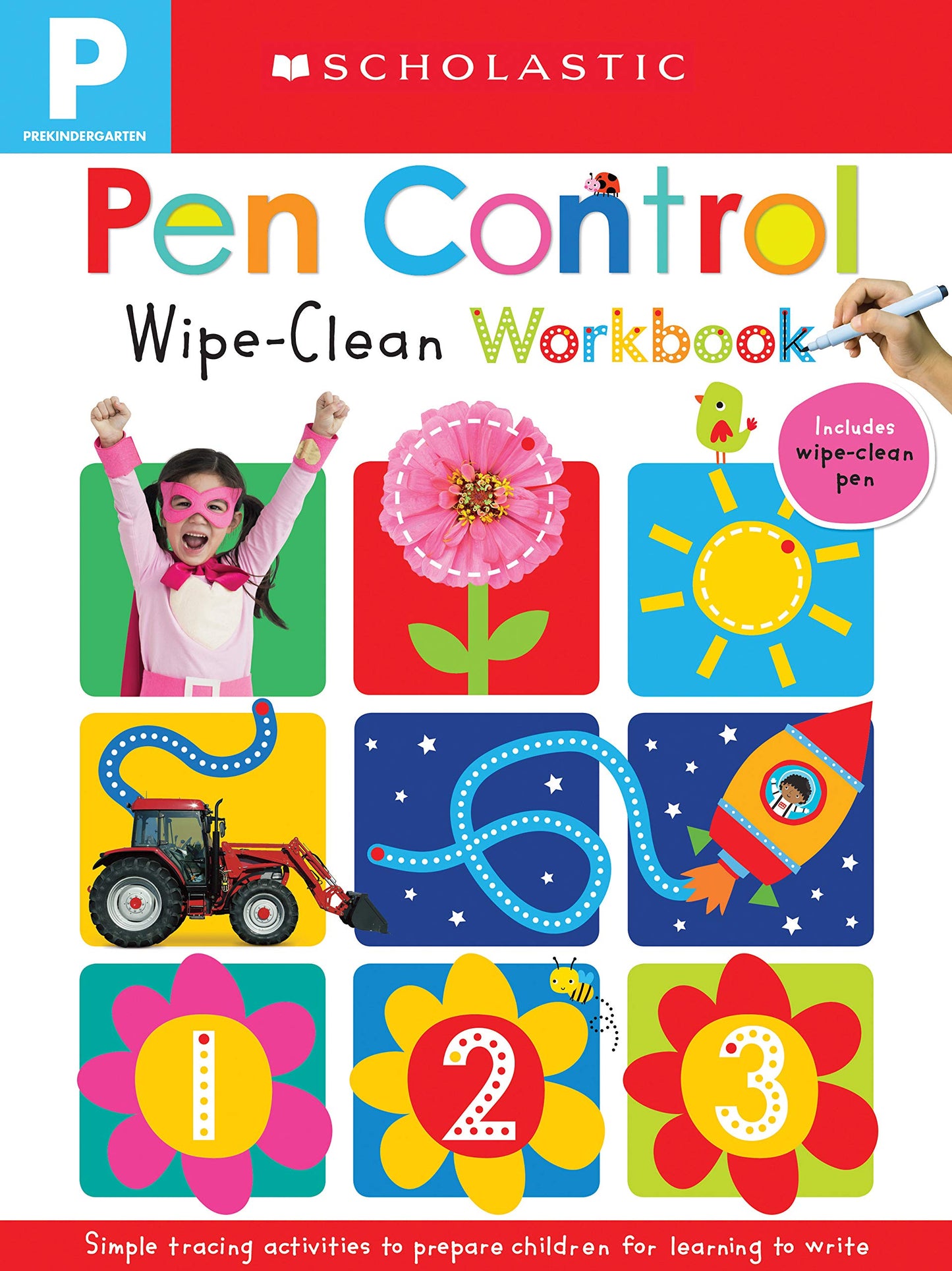 Pen Control: Scholastic Early Learners (Wipe-Clean) - 4337