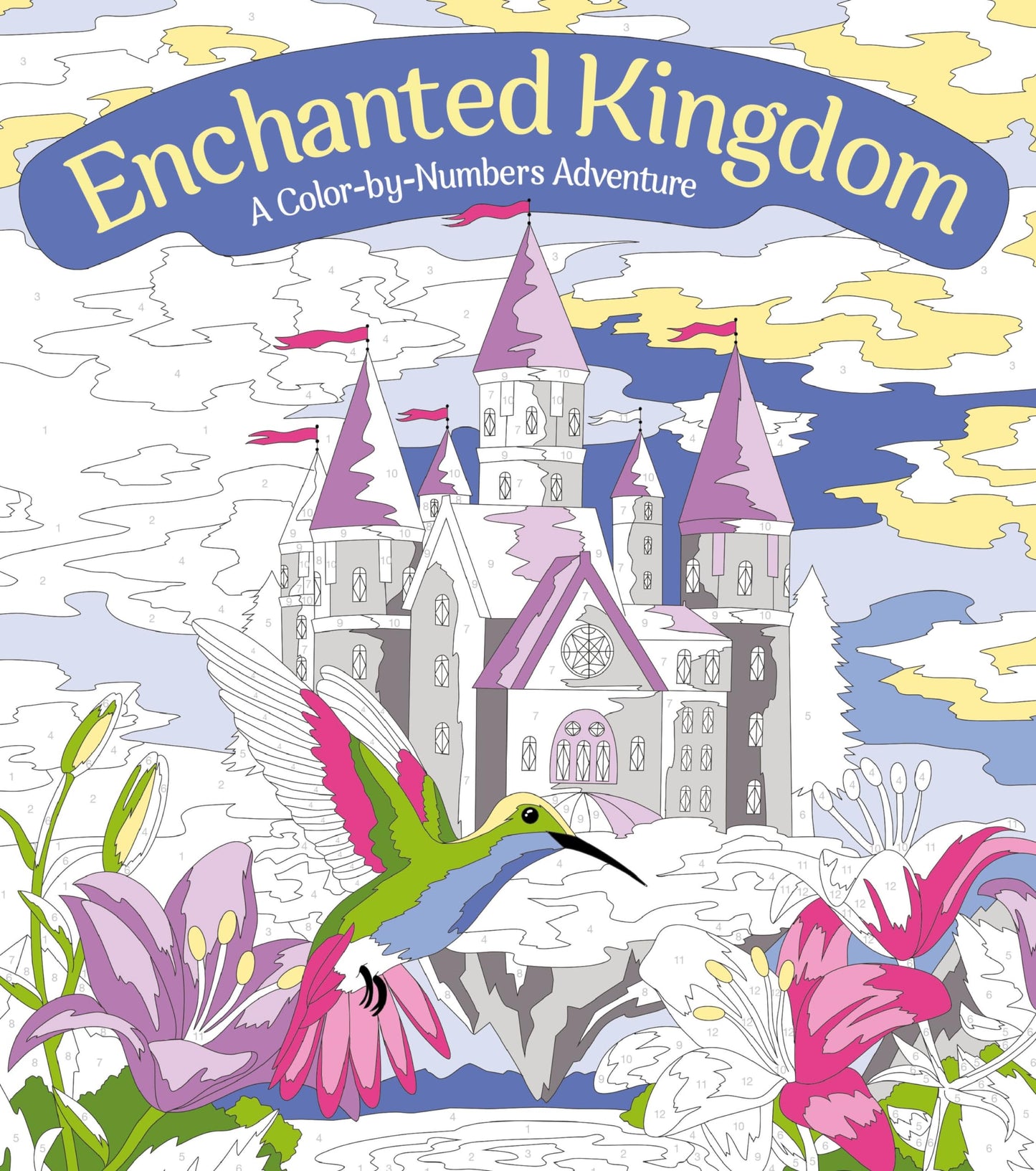 Enchanted Kingdom: A Color-by-Numbers Adventure: Includes 45 Artworks To Color (Arcturus Creative Color-by-Numbers)