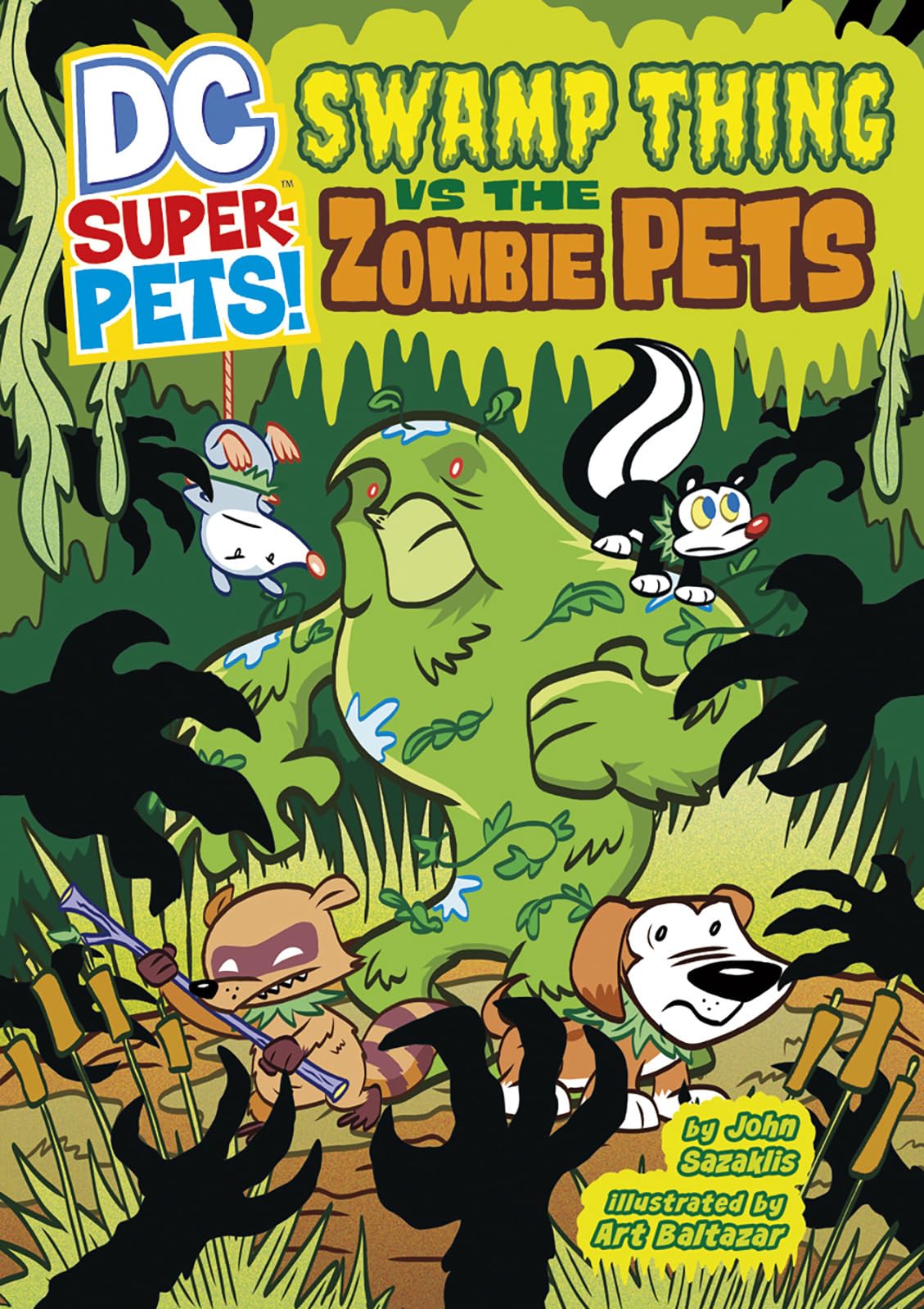 Swamp Thing Vs the Zombie Pets (DC Super-Pets)