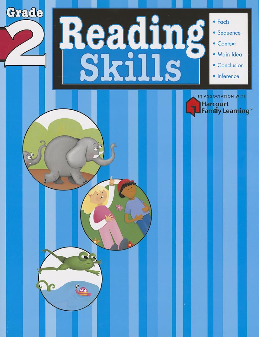 Reading Skills: Grade 2 (Flash Kids Harcourt Family Learning)