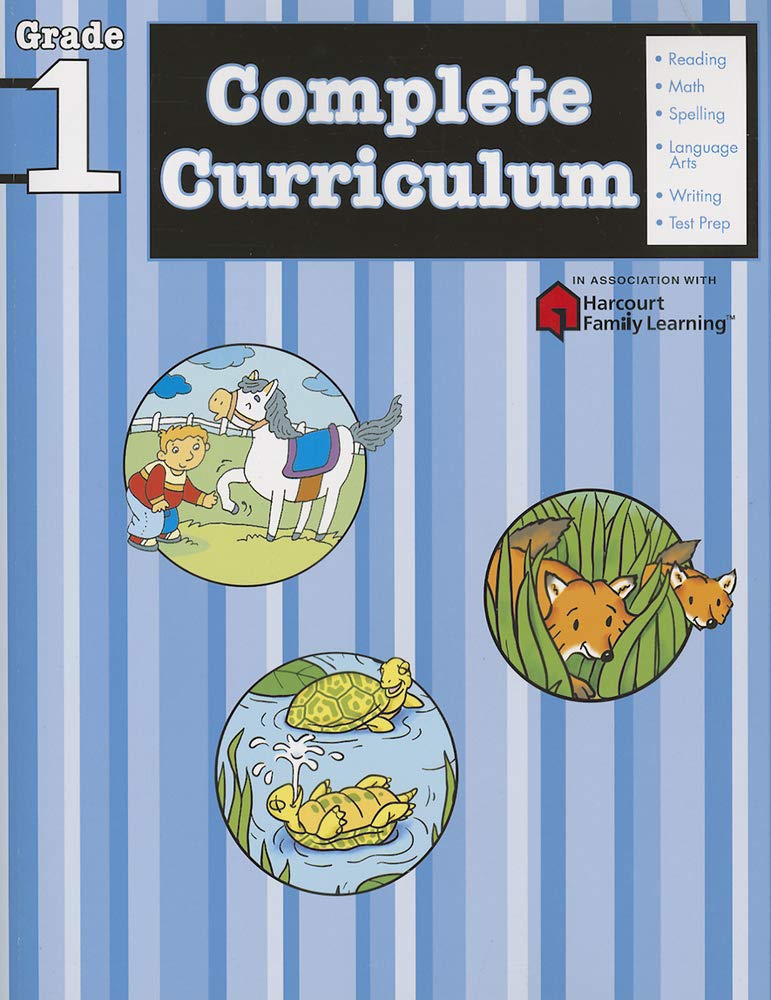 Complete Curriculum: Grade 1 (Flash Kids Harcourt Family Learning) - 6156