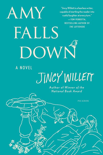Amy falls down