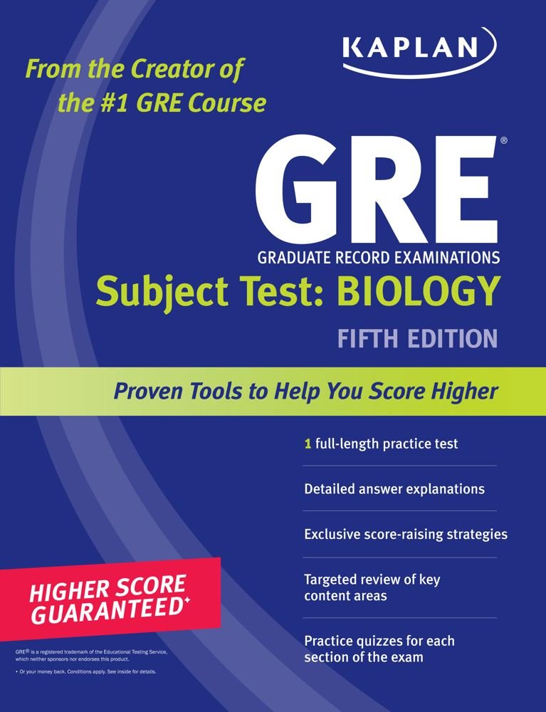 Kaplan GRE Subject Test: Biology (Kaplan GRE Biology) 5th edition - 8966
