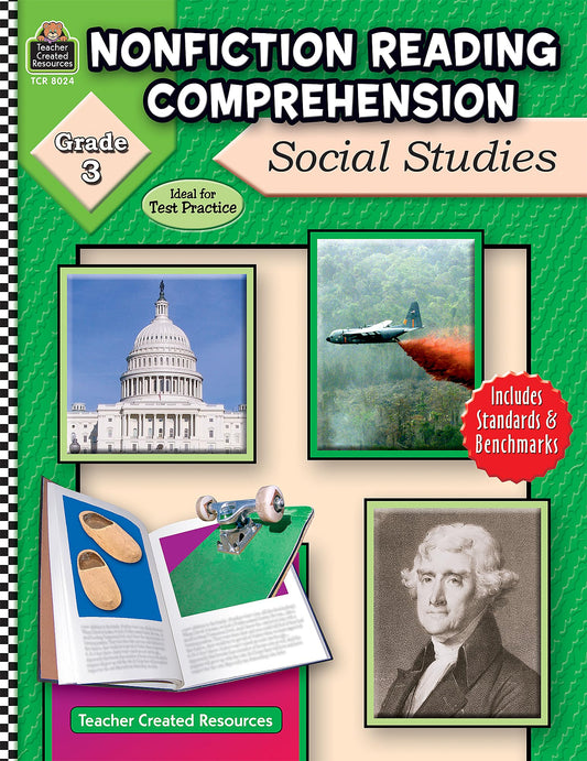 Nonfiction Reading Comprehension: Social Studies, Grade 3: Social Studies, Grade 3