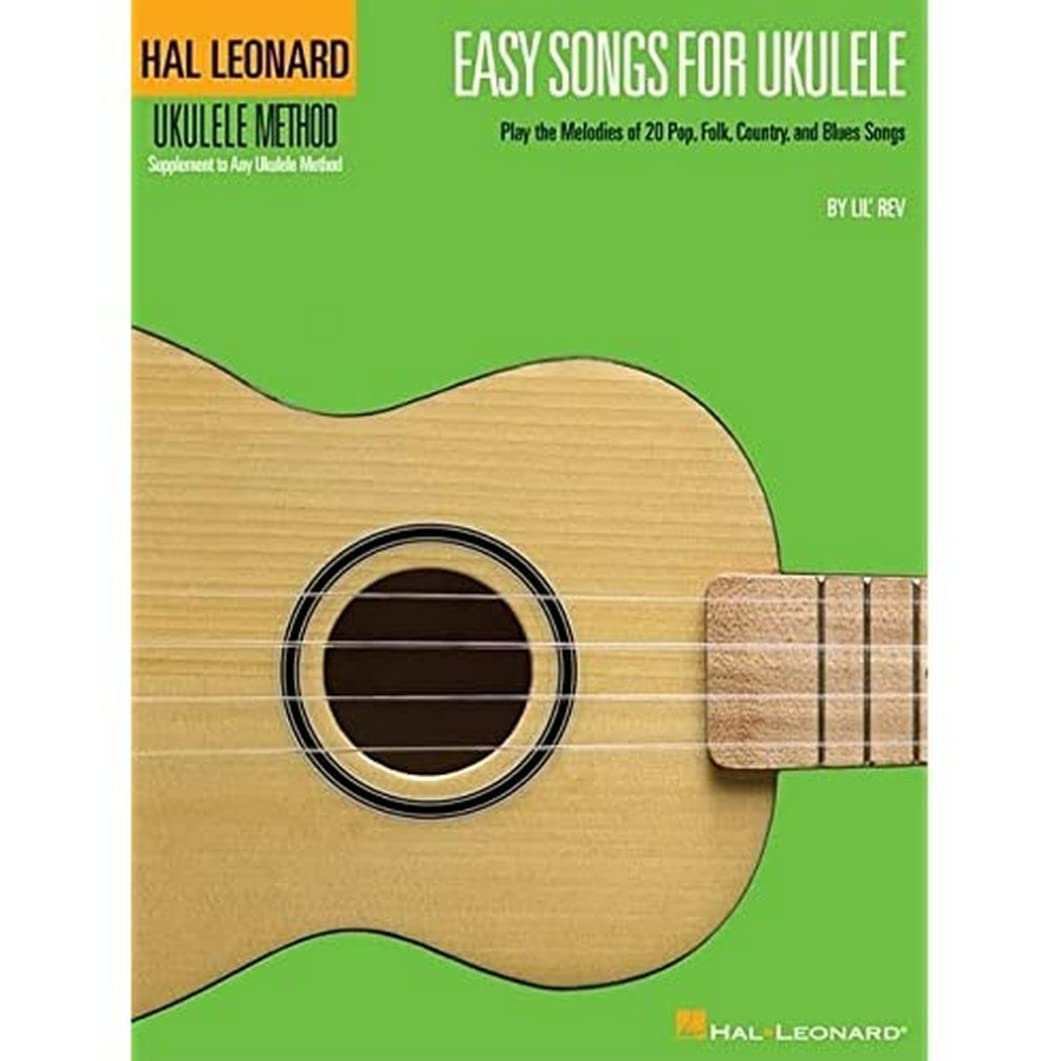 Easy Songs for Ukulele – Hal Leonard Ukulele Method | Beginner Ukulele Songbook with Chords and Lyrics | Features The Beatles, Elvis, Johnny Cash, Simon and Garfunkel, and More