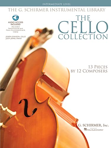 The G. Schirmer Instrumental Library: The Cello Collection - Intermediate Book/Audio - 5365