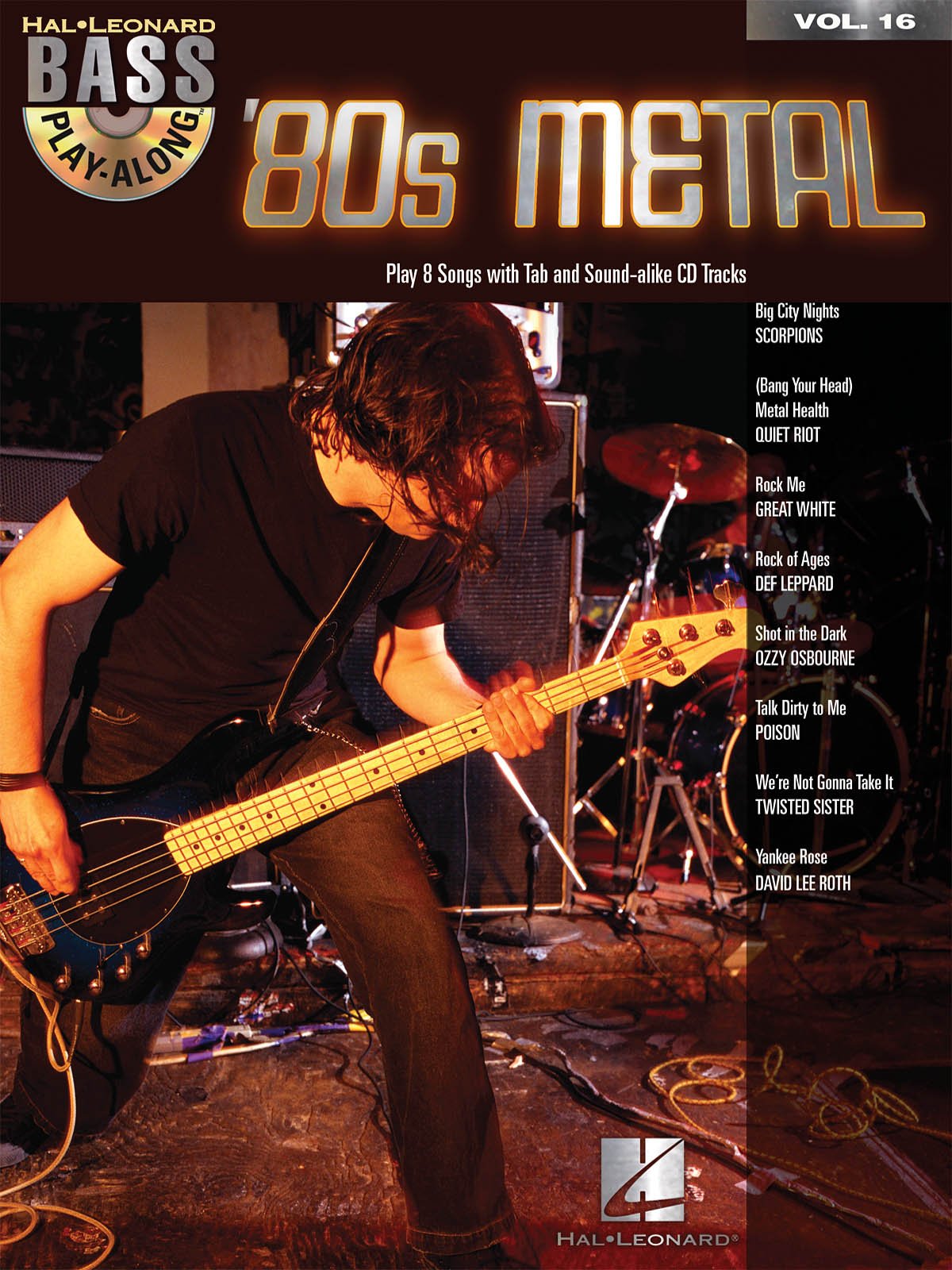 '80s Metal: Bass Play-Along Volume 16 (Bass Play-along, 16) - 267
