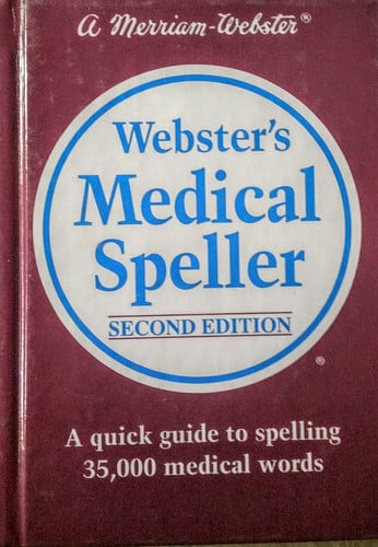 Webster's medical speller