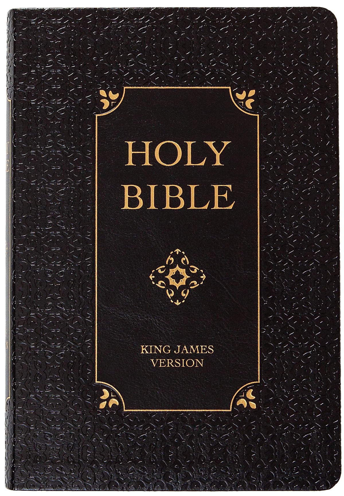 KJV Holy Bible: Obsidian (Black), Giant Print (14 pt) – Thumb Indexed, Faux Leather, King James Version