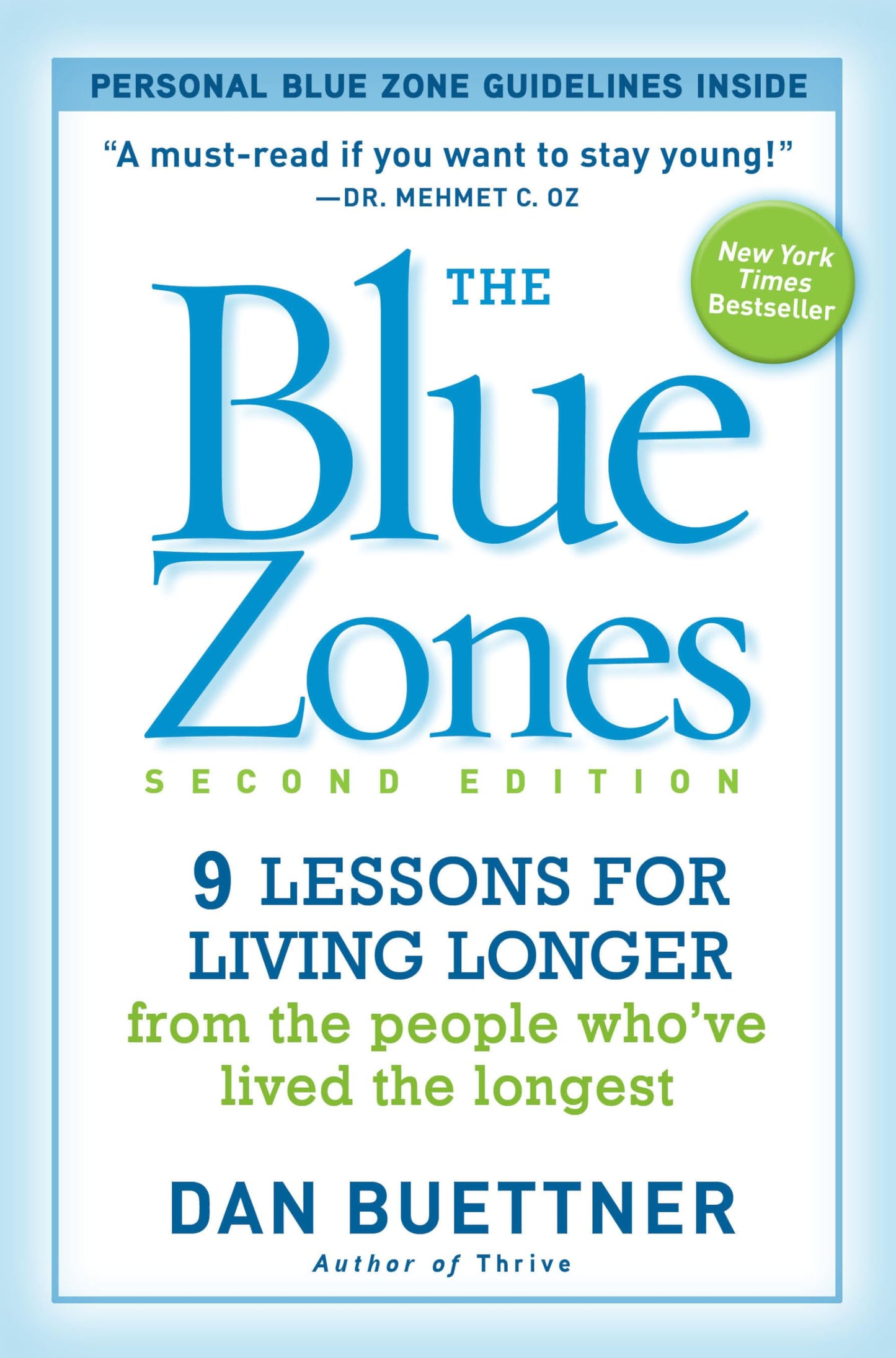 The Blue Zones, Second Edition: 9 Lessons for Living Longer From the People Who've Lived the Longest - 3994