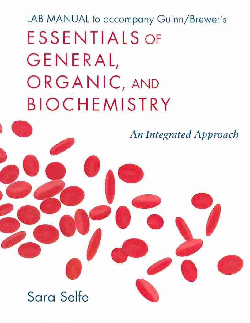 Lab Manual for General, Organic, and Biochemistry