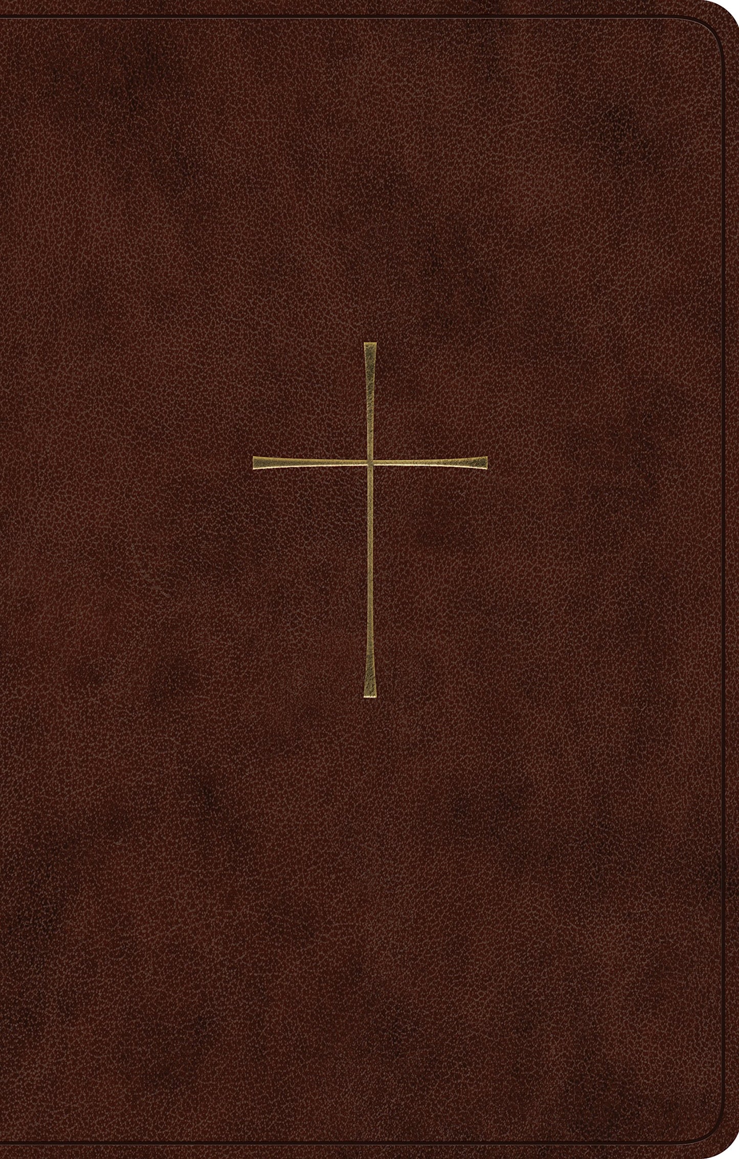 Holy Bible: ESV Premium Gift, Trutone, Brown, Cross Design