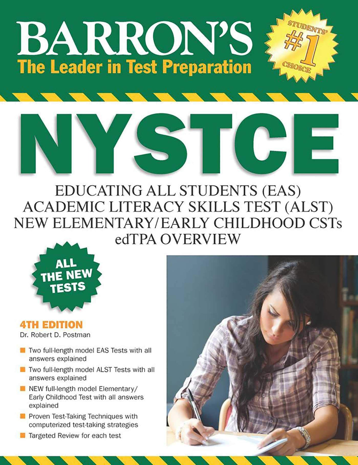 NYSTCE: EAS / ALST / CSTs / edTPA (Barron's Test Prep NY)