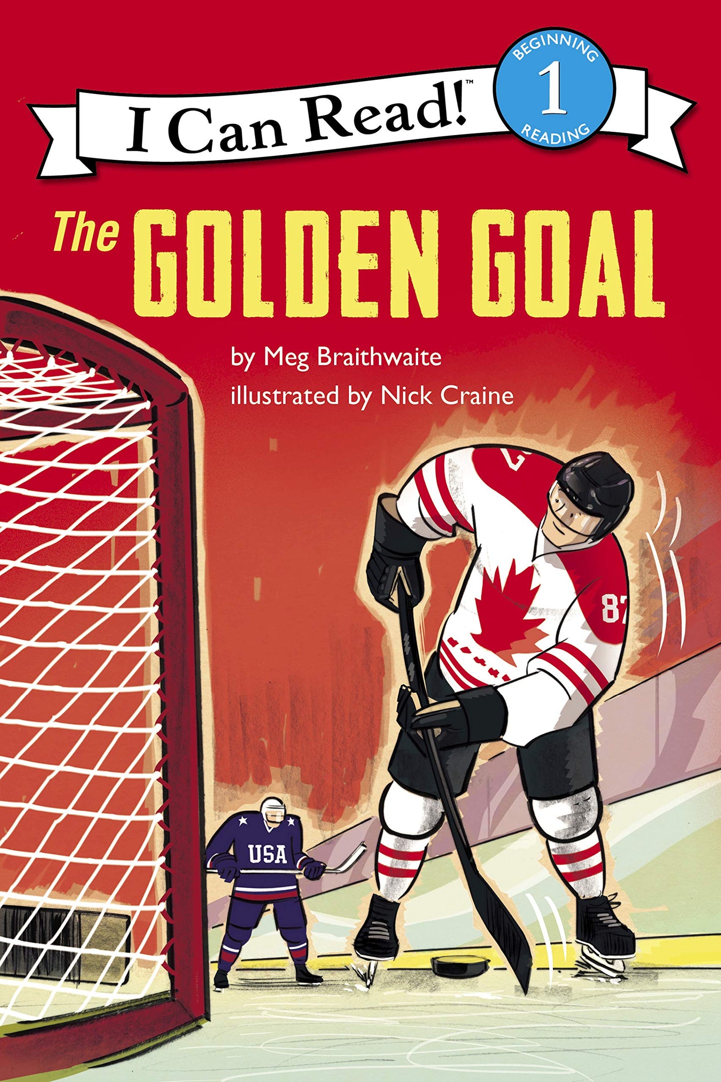 I Can Read Hockey Stories: The Golden Goal (I Can Read Level 2)