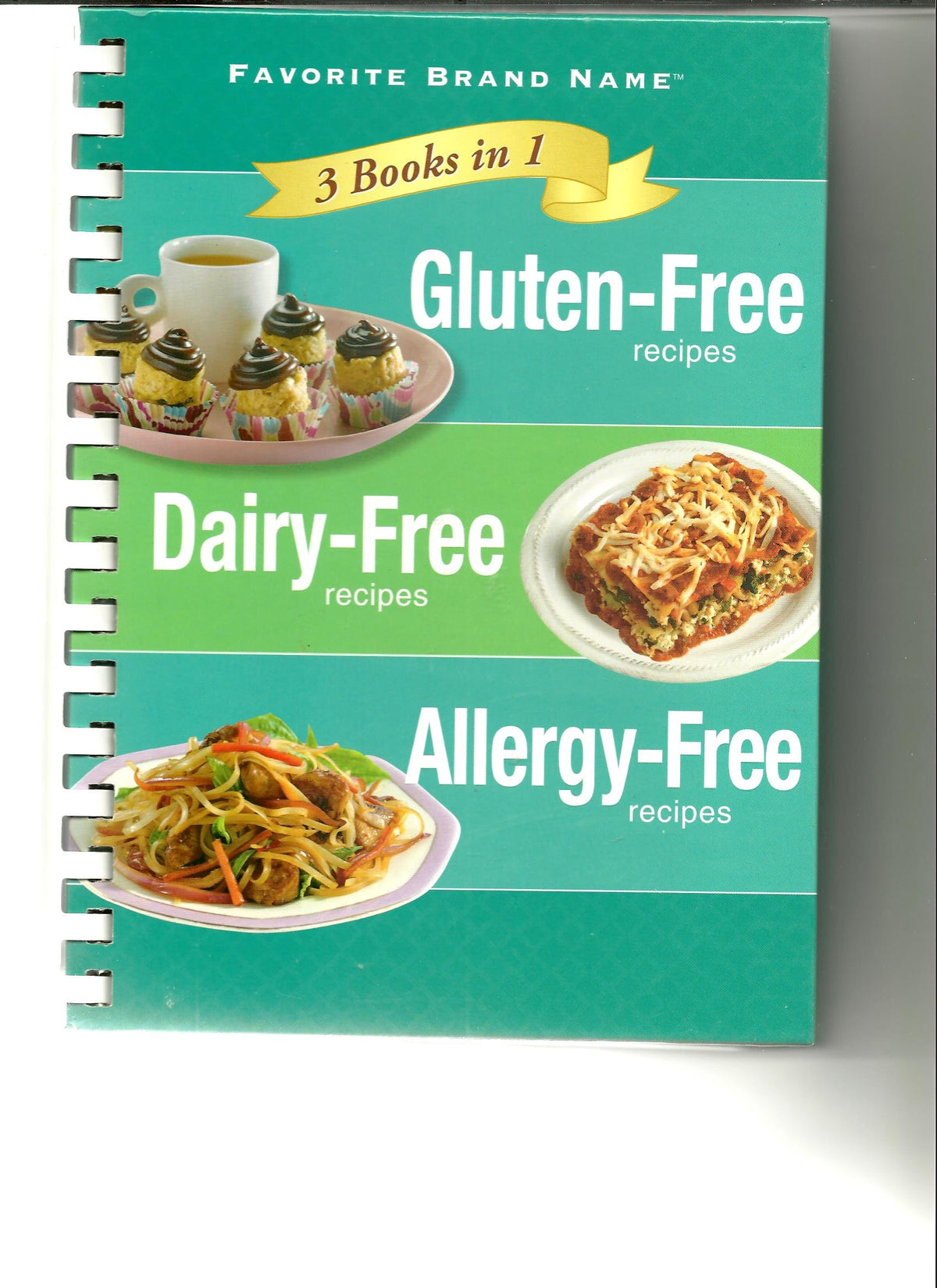 Gluten-Free Recipes/Dairy-Free Recipes/Allergy-Free Recipes: 3 Books in 1 (Favorite Brand Name 3 Books in 1)