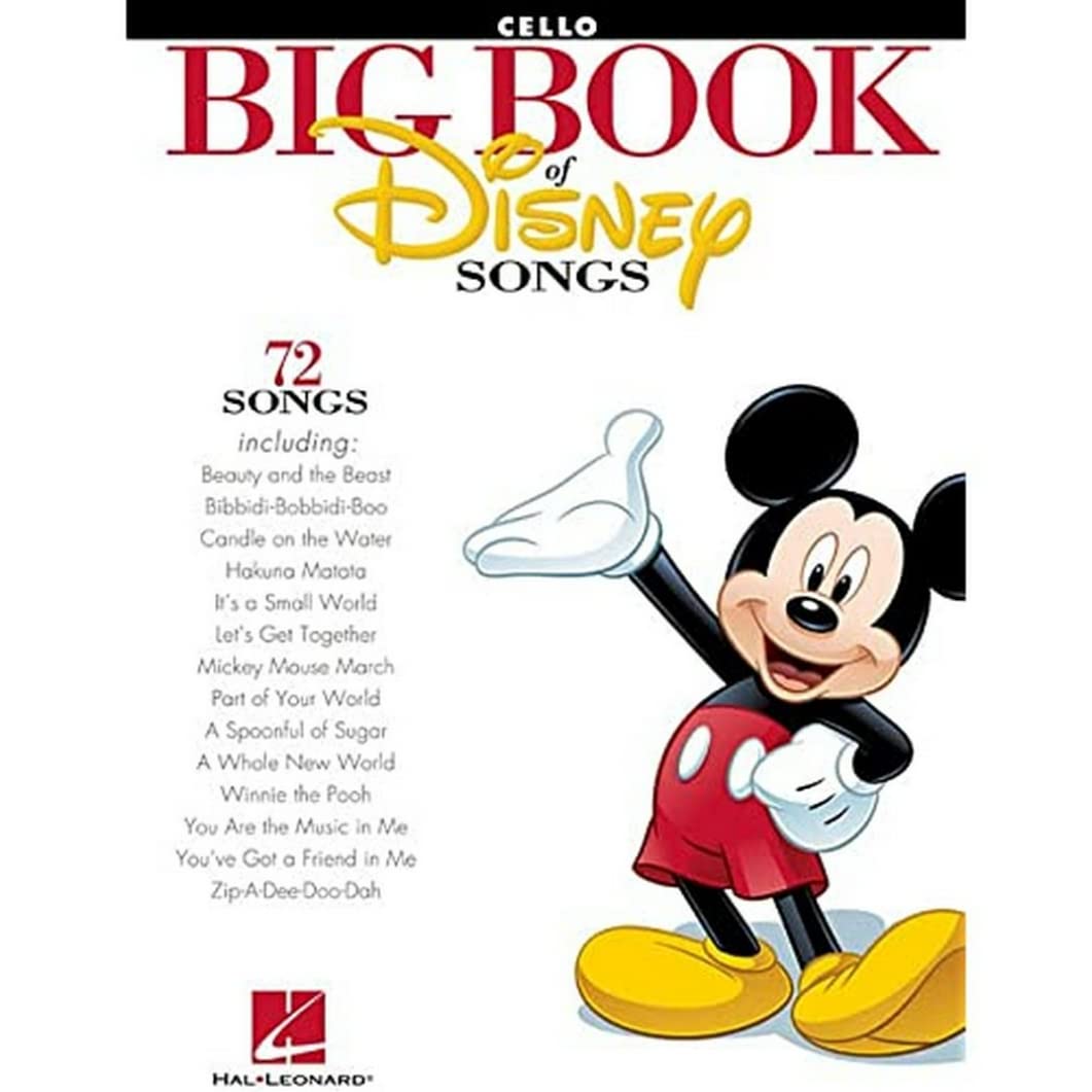 The Big Book of Disney Songs: Cello - 1228