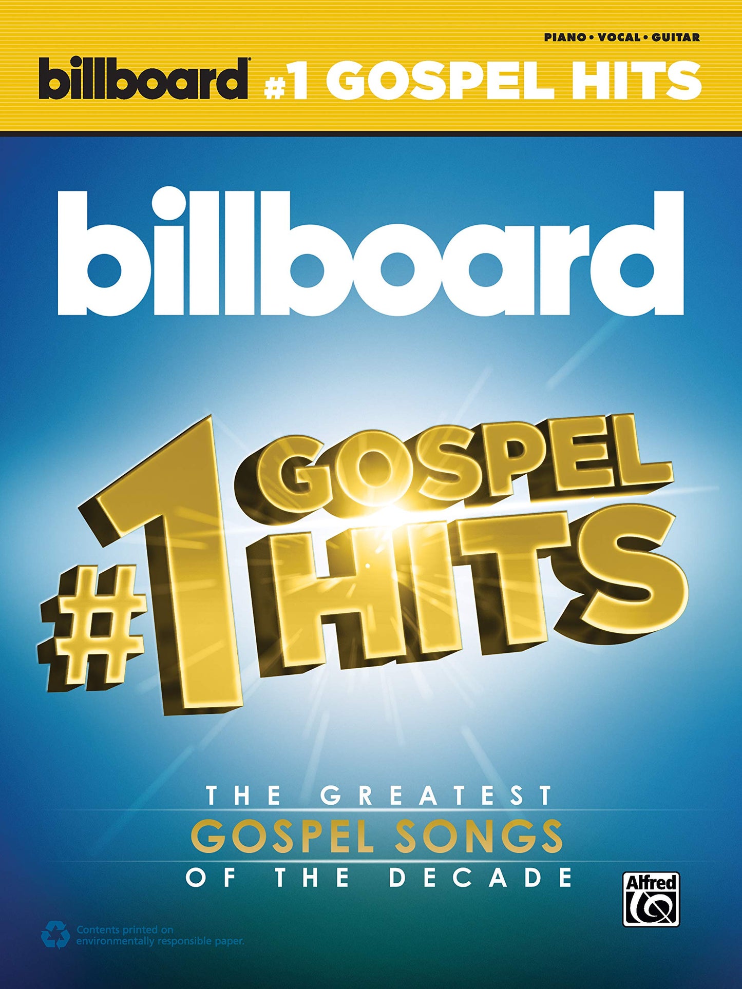 Billboard #1 Gospel Hits for Piano/Vocal/Guitar