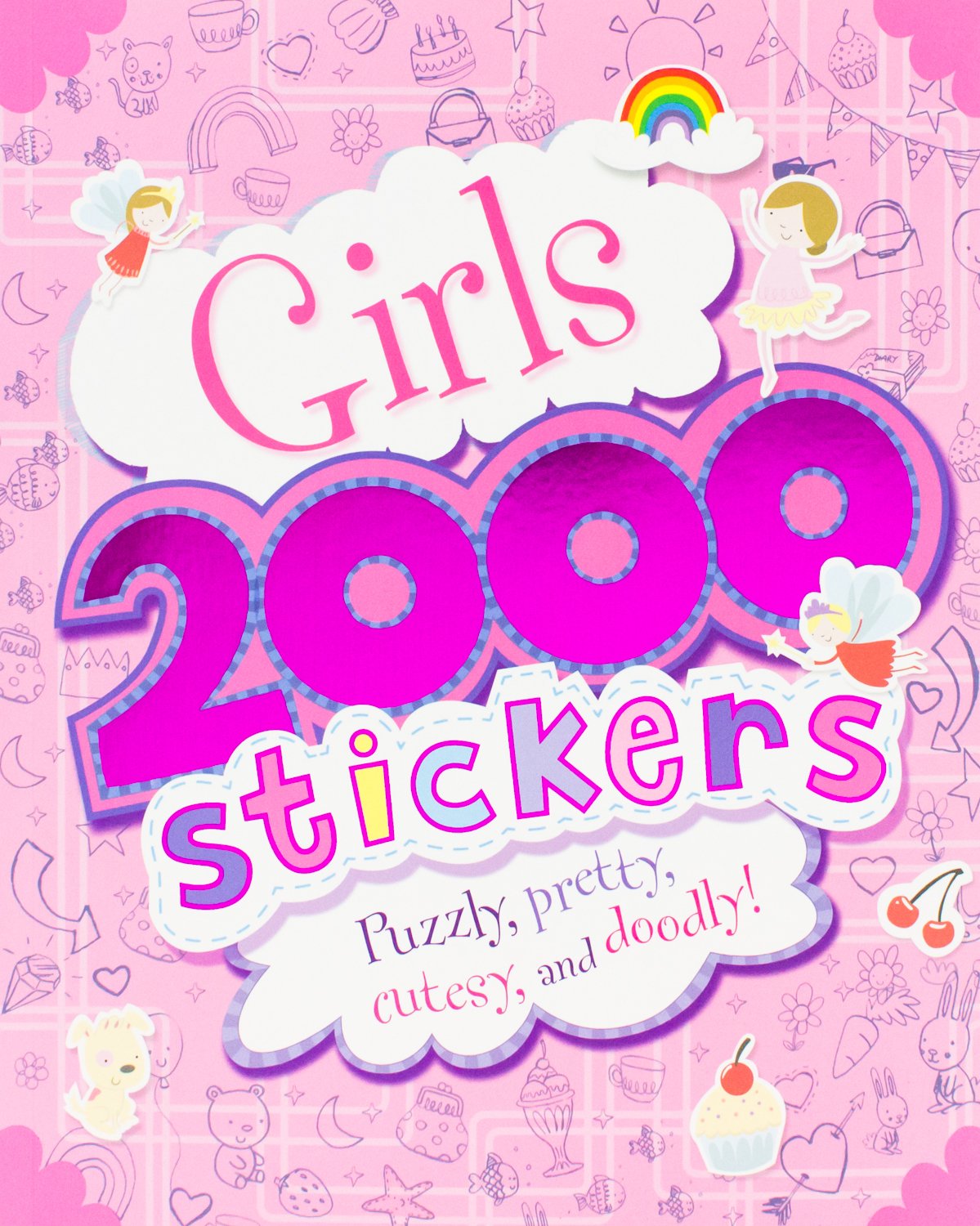 Girls 2000 Stickers: Puzzly, Pretty, Cutesy, and Doodly!