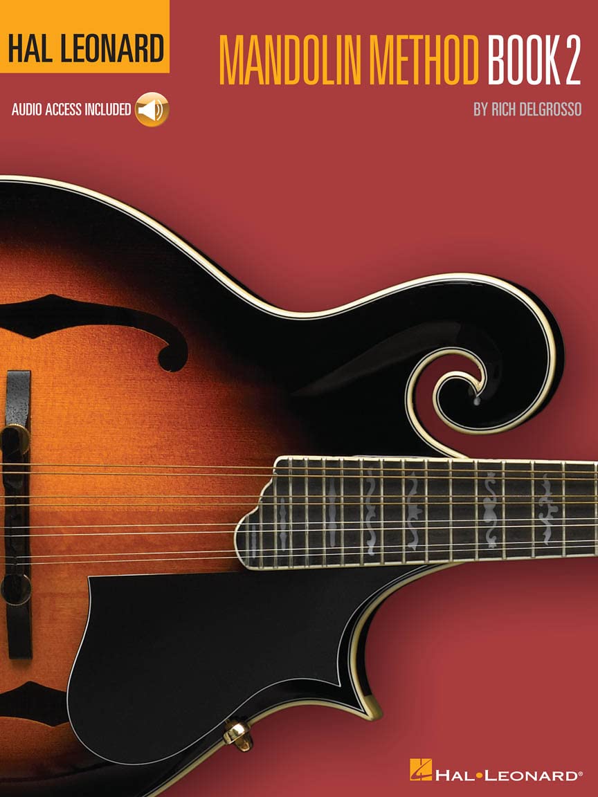 Mandolin Method Book 2 by Rich DelGrosso | Beginner Mandolin Instruction Songbook with Online Audio Access | Learn Scales Time Signatures Solos and More | Bluegrass Celtic Blues Ragtime Sheet Music