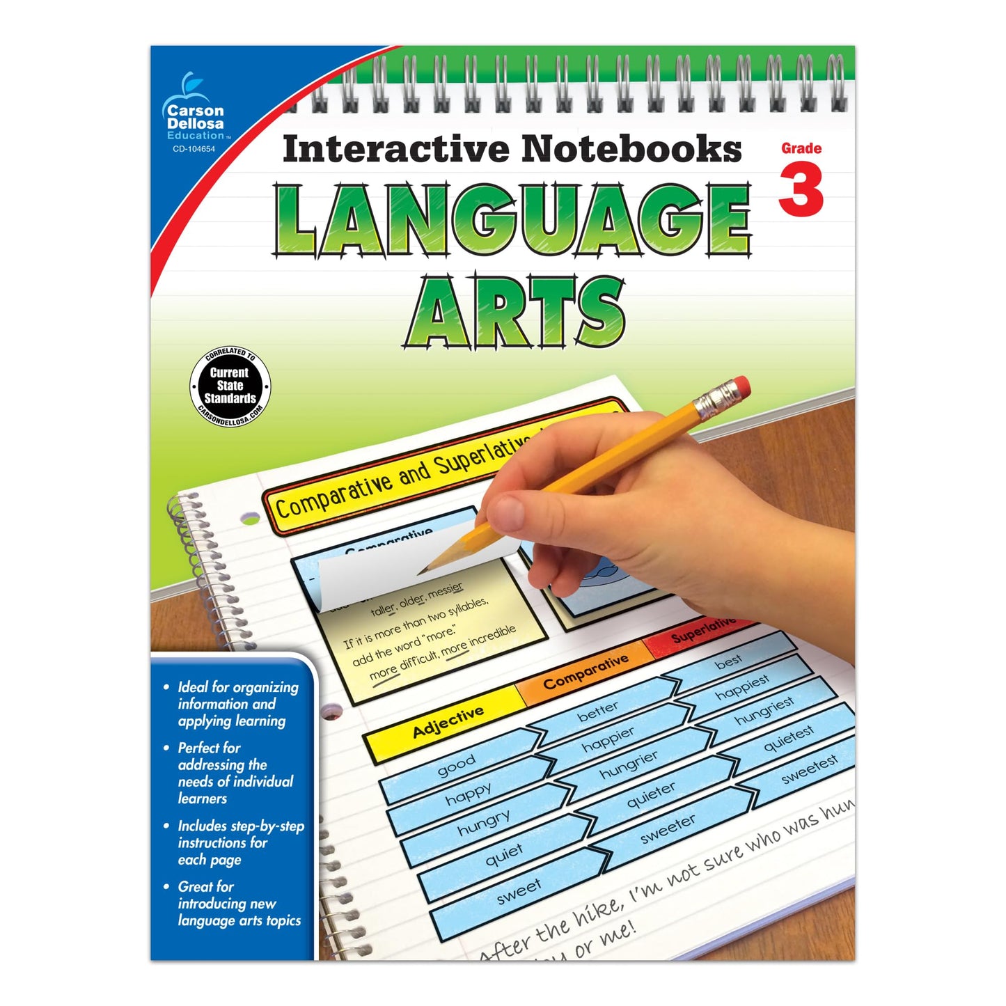Language Arts, Grade 3 (Interactive Notebooks) - 6815
