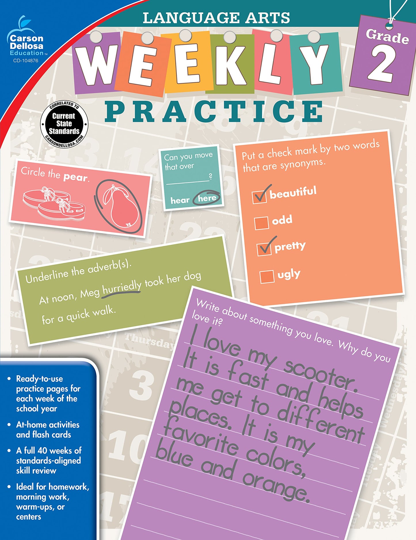 Language Arts, Grade 2 (Weekly Practice)