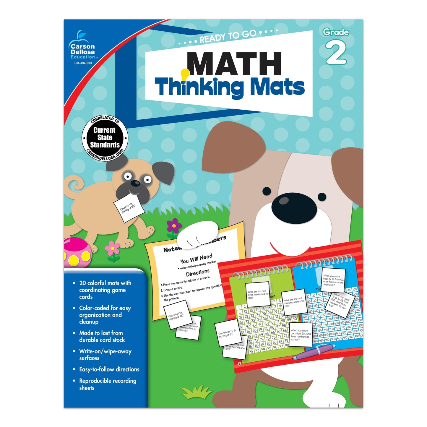 Math Thinking Mats, Grade 2 (Ready to Go) - 6913