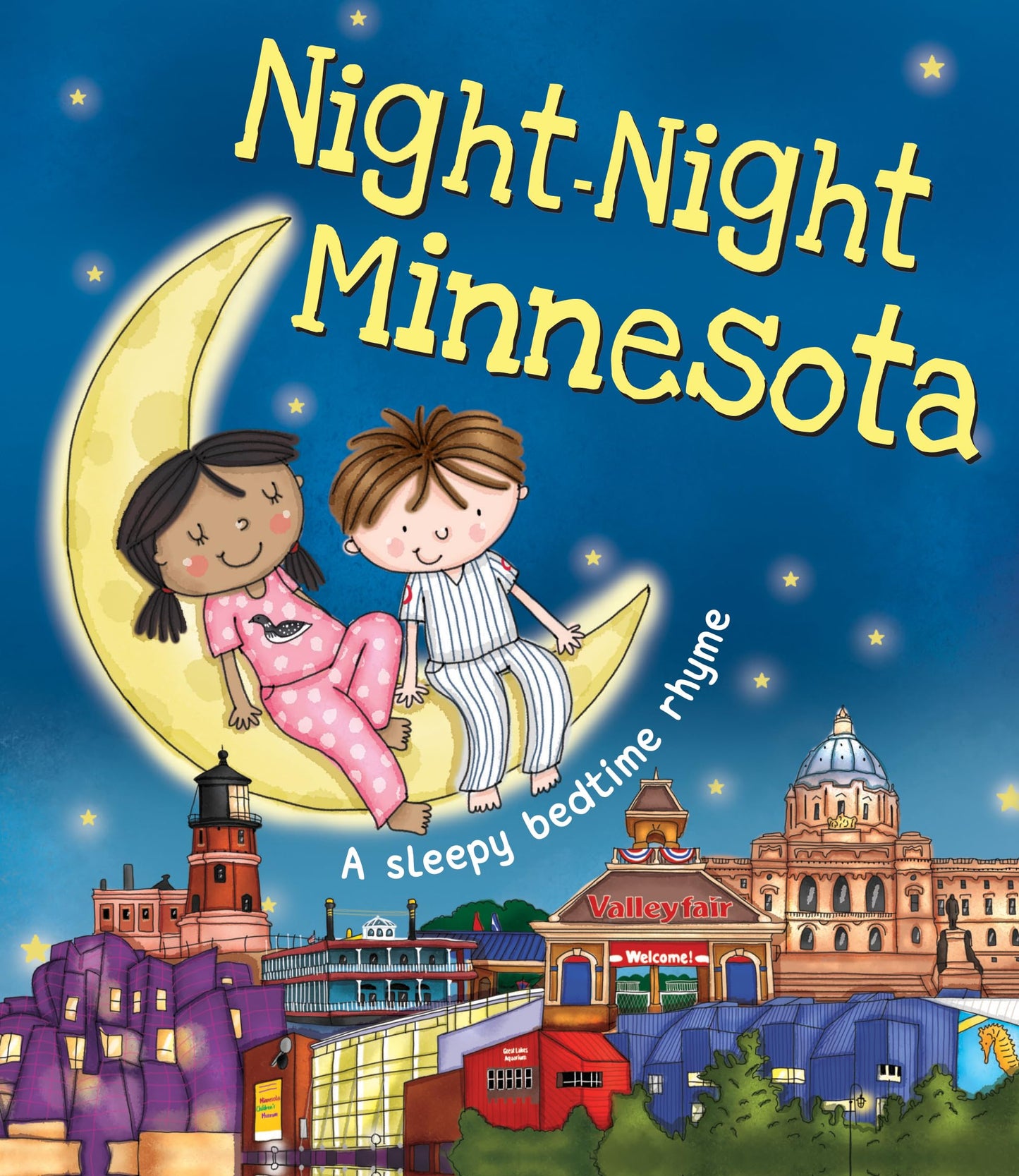 Night-Night Minnesota: A Bedtime Board Book of Minnesota Landmarks