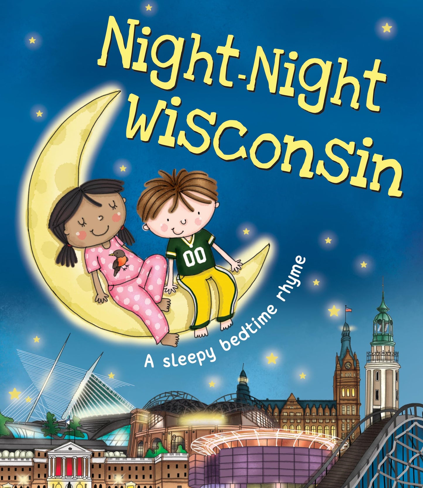 Night-Night Wisconsin: A Bedtime Board Book of Wisconsin Landmarks
