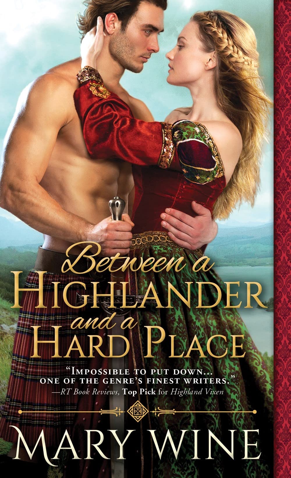 Between a Highlander and a Hard Place (Highland Weddings, 5)