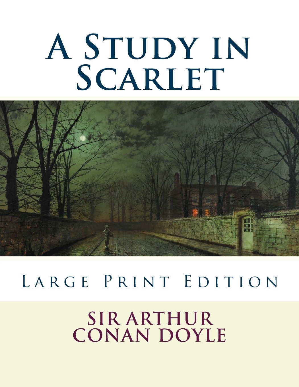 A Study in Scarlet: Large Print Edition